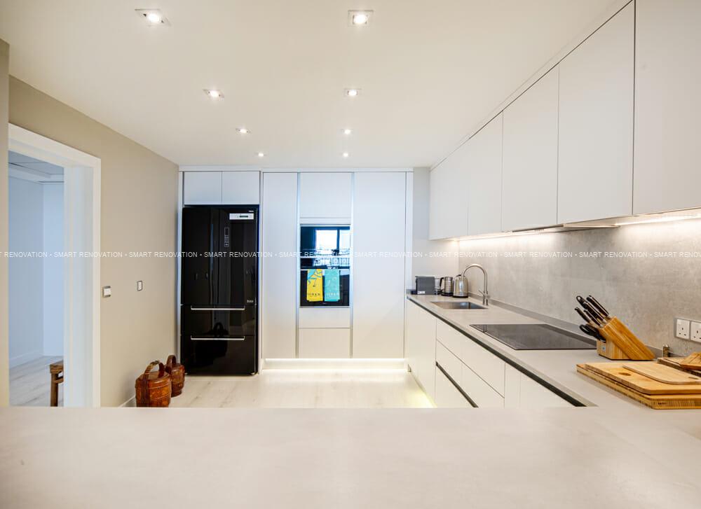 Smart Renovation Design & Fit-Out Company in Dubai presents beautiful Shoreline apartment bedroom renovation.