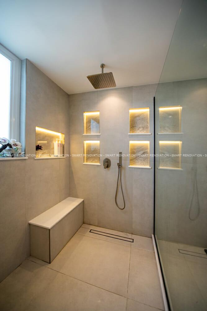 Cinzia from Smart Renovation Design & Fit-Out Company in Dubai presents beautiful Shoreline villa bathroom renovation.