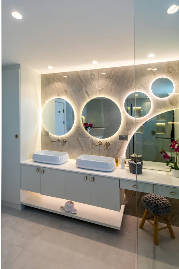 Cinzia from Smart Renovation Design & Fit-Out Company in Dubai presents beautiful Shoreline villa bathroom renovation.