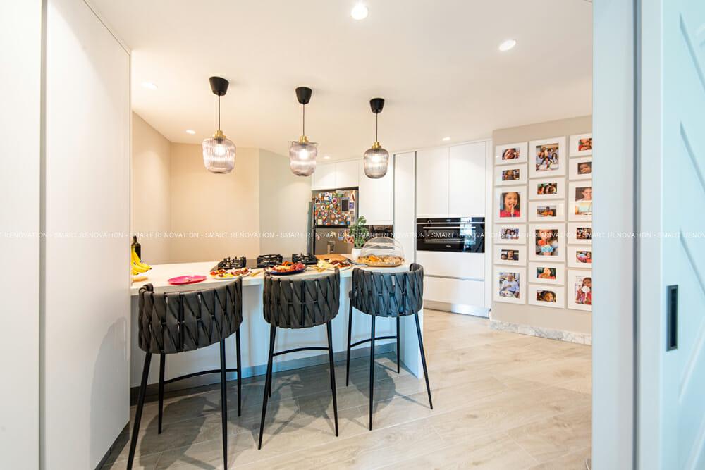 Smart Renovation Design & Fit-Out Company in Dubai presents beautiful Shoreline villa kitchen renovation.