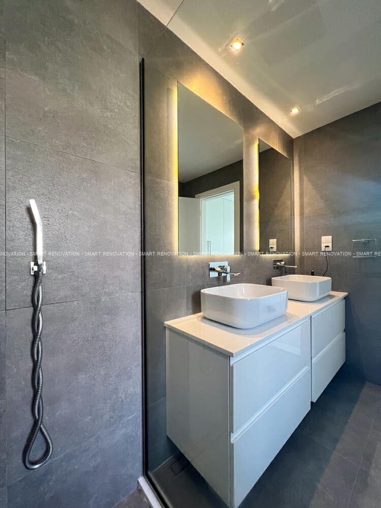 Smart Renovation Design & Fit-Out Company in Dubai presents beautiful Arabian Ranches Saheel Villa bathroom renovation.