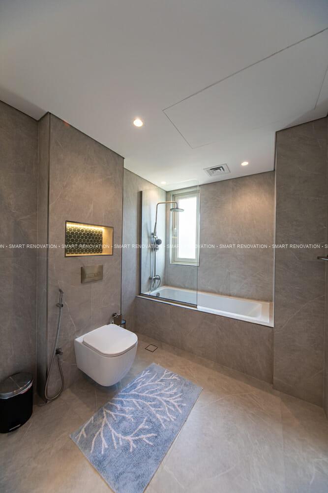 Smart Renovation Design & Fit-Out Company in Dubai presents beautiful Arabian Ranches Villa bathroom renovation.