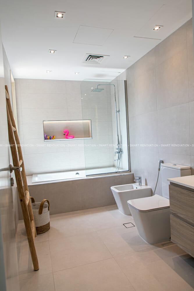 Smart Renovation Design & Fit-Out Company in Dubai presents beautiful Arabian Ranches Saheel Villa bathroom renovation.