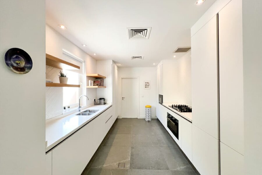 Smart Renovation Design & Fit-Out Company in Dubai presents beautiful Arabian Ranches Saheel Villa kitchen renovation.