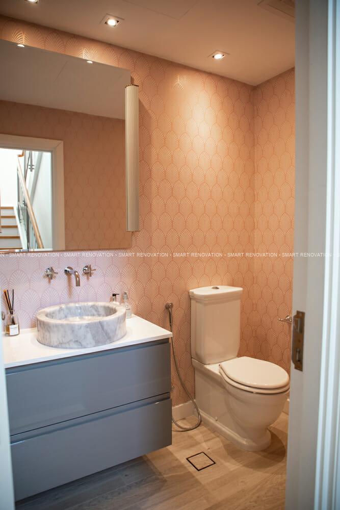 Smart Renovation Design & Fit-Out Company in Dubai presents beautiful Arabian Ranches Saheel Villa bathroom renovation.