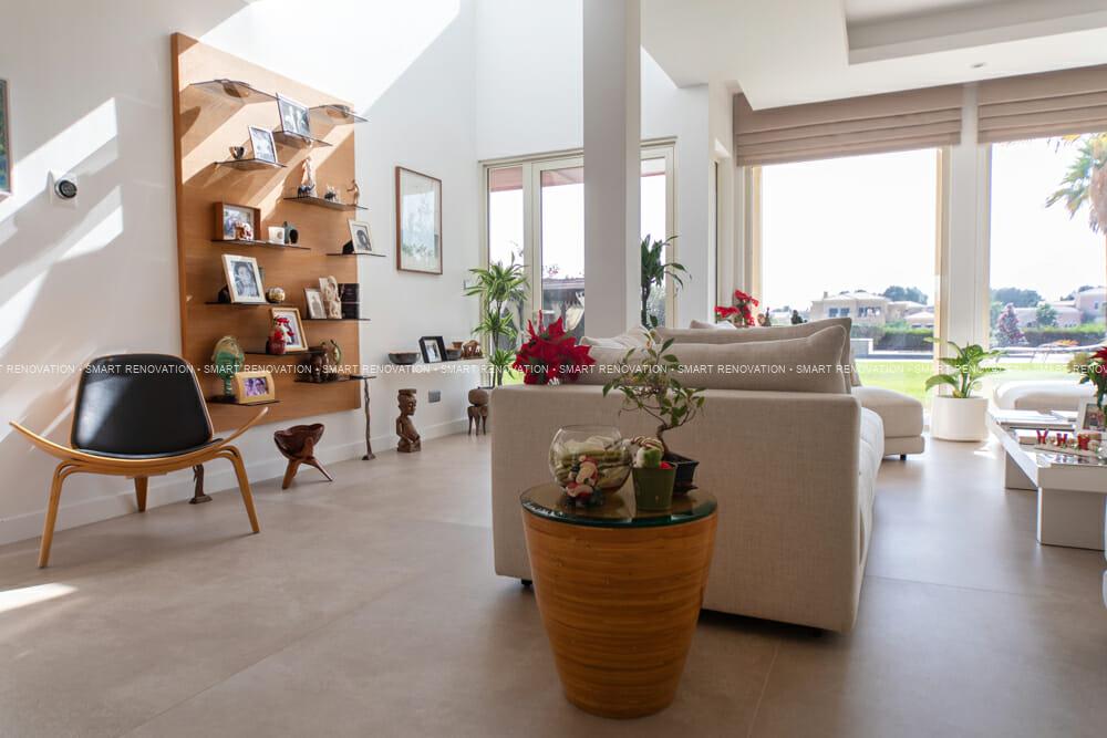 Smart Renovation Design & Fit-Out Company in Dubai presents beautiful Arabian Ranches beautiful living room with interior design and decor.