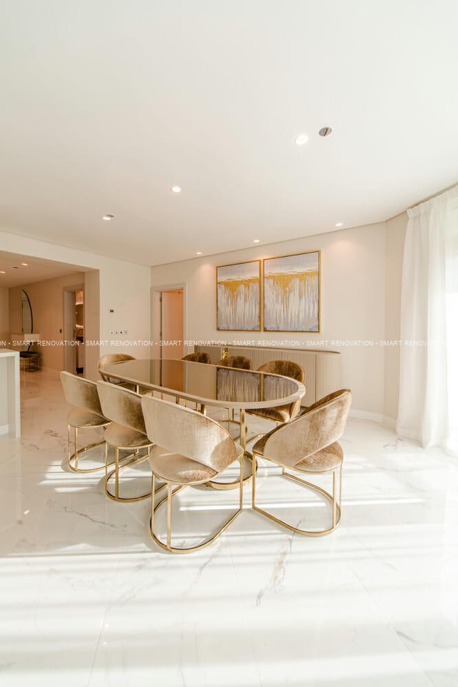 Smart Renovation Design & Fit-Out Company in Dubai presents beautiful Shoreline apartment renovation.