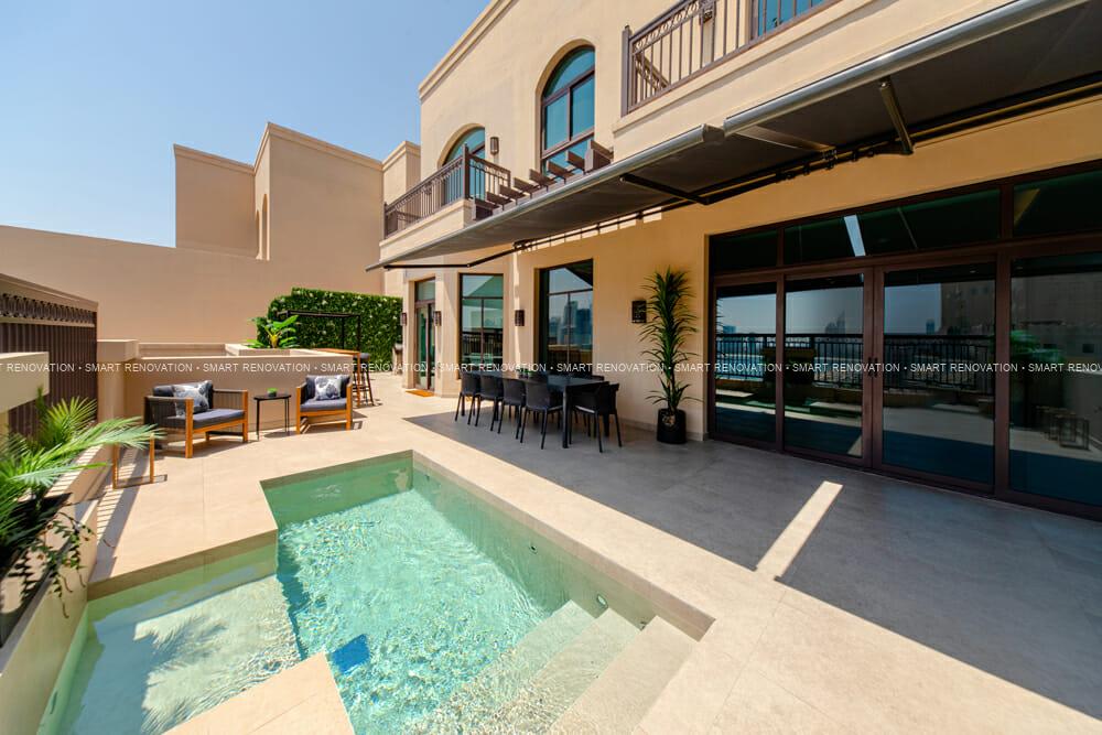 Smart Renovation Design & Fit-Out Company in Dubai presents beautiful Fairmont North Residence villa renovation.