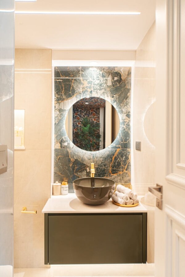 Smart Renovation Design & Fit-Out Company in Dubai presents beautiful Fairmont North Residence villa bathroom renovation.