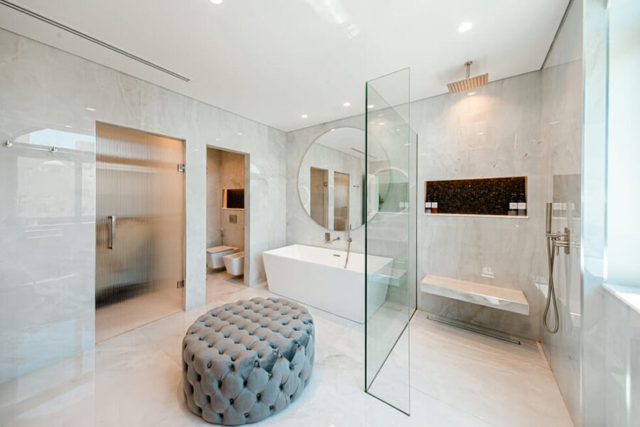 Smart Renovation Design & Fit-Out Company in Dubai presents beautiful Fairmont North Residence villa bathroom renovation.