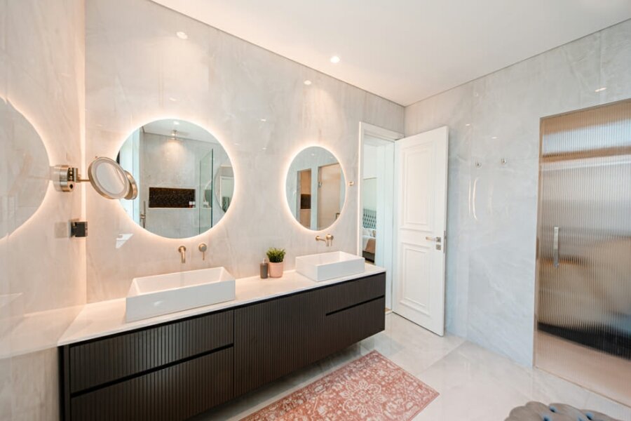 Smart Renovation Design & Fit-Out Company in Dubai presents beautiful Fairmont North Residence villa bathroom renovation.