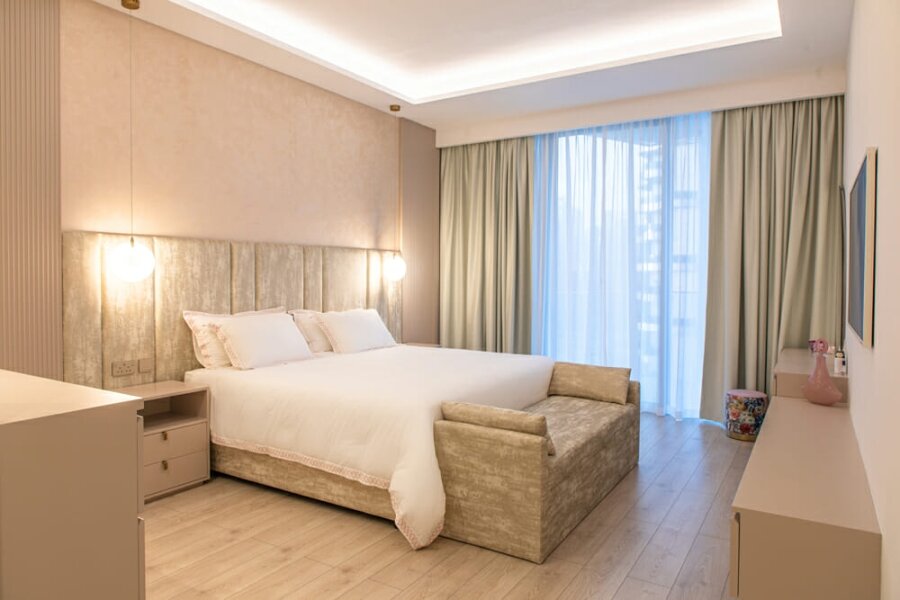 Smart Renovation Design & Fit-Out Company in Dubai presents beautiful Stella Maris villa bedroom renovation.