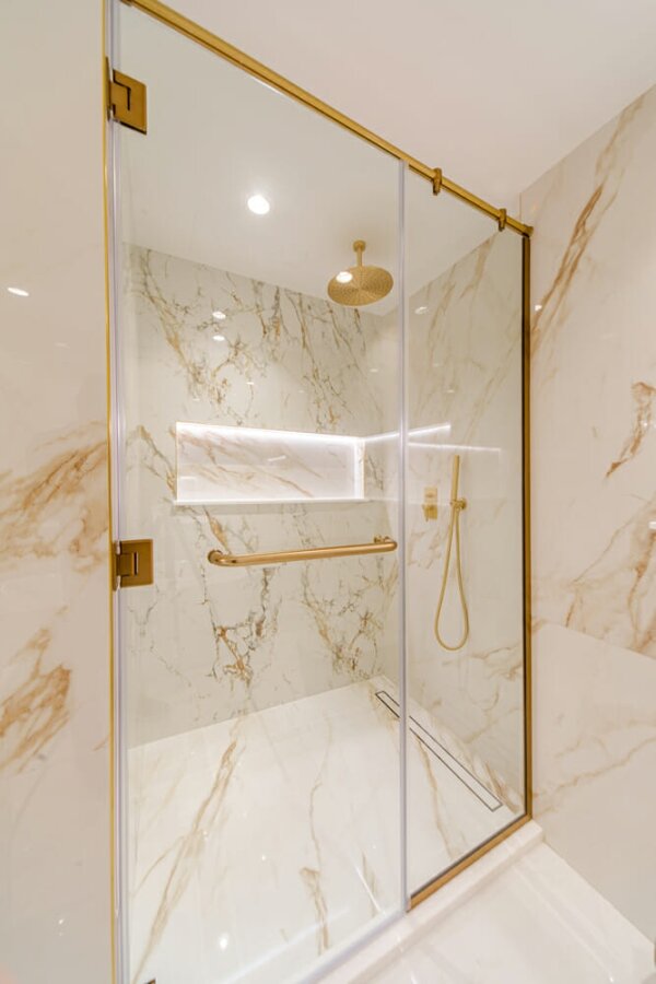 Smart Renovation Design & Fit-Out Company in Dubai presents beautiful Shoreline apartment bathroom renovation.