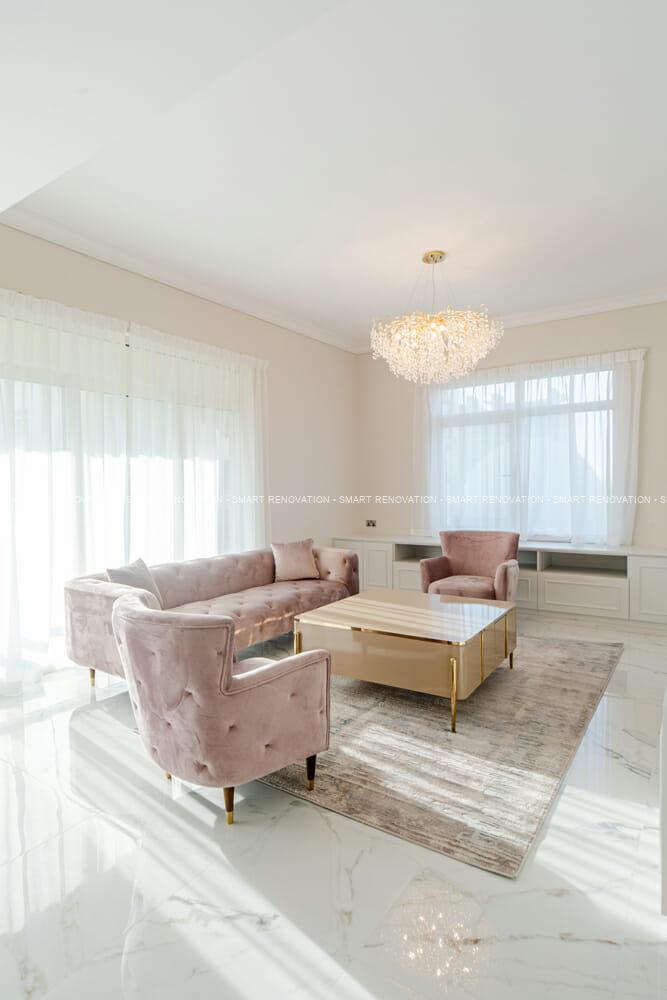 Smart Renovation Design & Fit-Out Company in Dubai presents beautiful Shoreline apartment renovation.