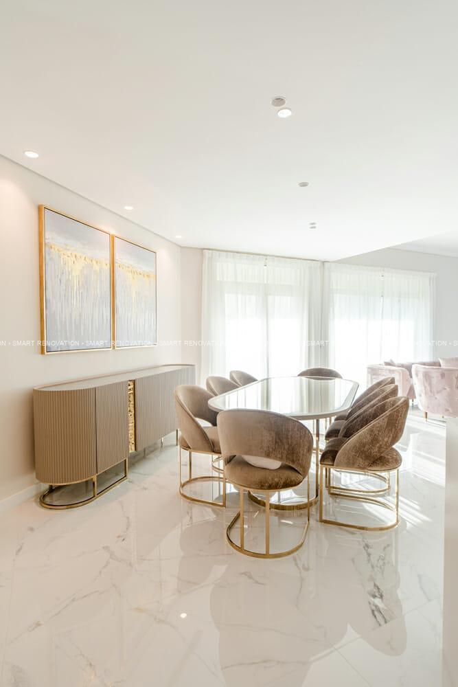 Smart Renovation Design & Fit-Out Company in Dubai presents beautiful Shoreline apartment renovation.