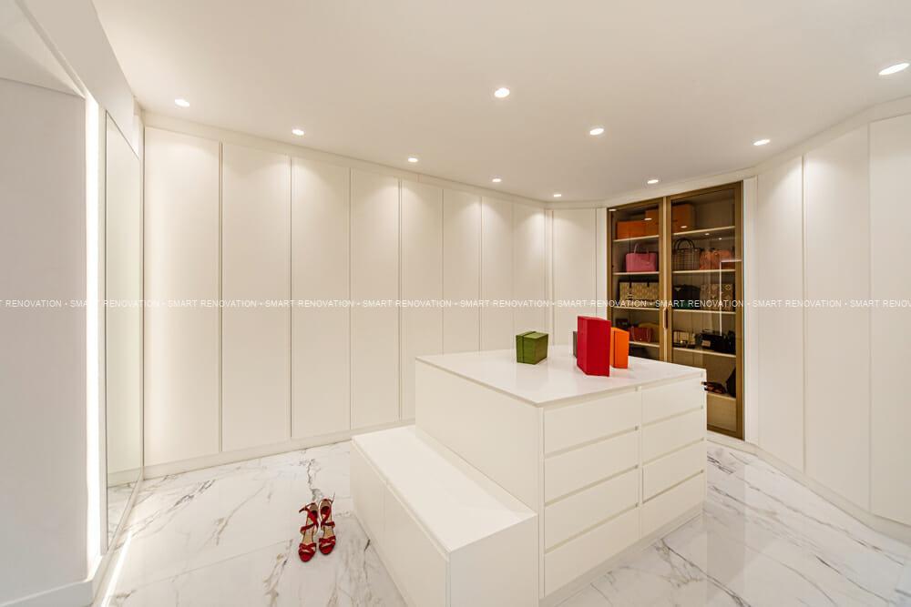 Smart Renovation Design & Fit-Out Company in Dubai presents beautiful Freddy Mercury villa wardrobe renovation.