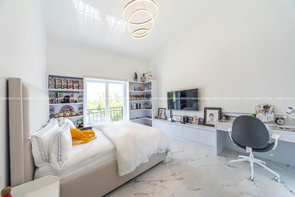 Smart Renovation Design & Fit-Out Company in Dubai presents beautiful Freddy Mercury villa bedroom renovation.