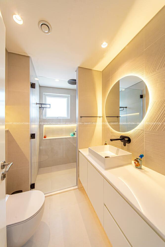 Smart Renovation Design & Fit-Out Company in Dubai presents beautiful Freddy Mercury villa bathroom renovation.