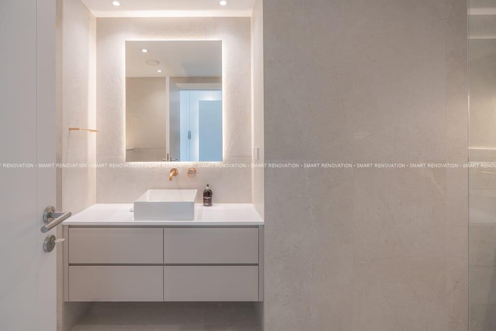 Smart Renovation Design & Fit-Out Company in Dubai presents beautiful Aqua Vista Townhouse bathroom renovation.
