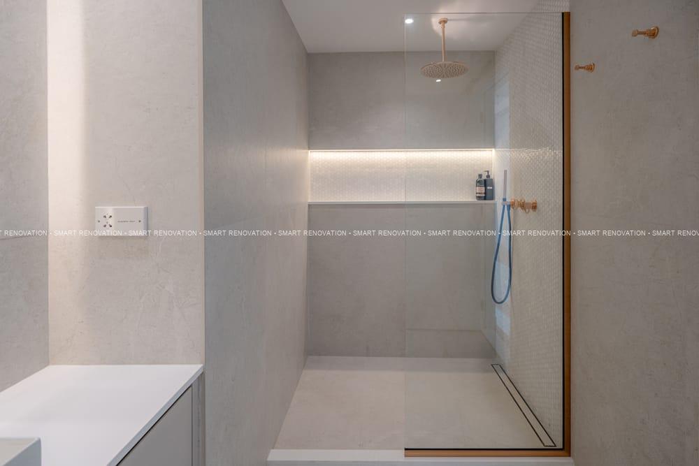 Smart Renovation Design & Fit-Out Company in Dubai presents beautiful Aqua Vista Townhouse bathroom renovation.