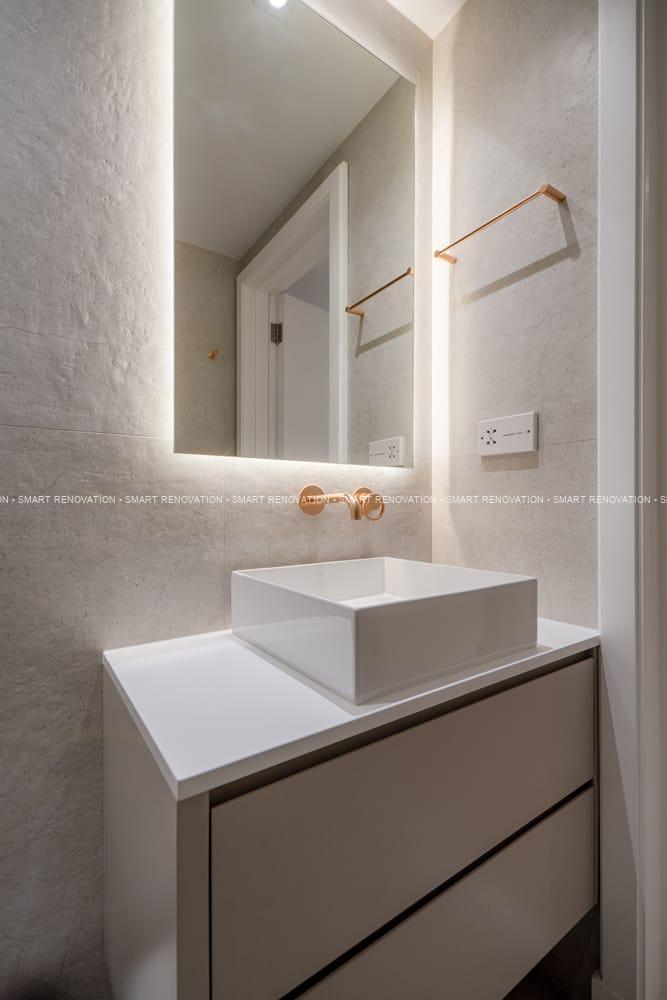 Smart Renovation Design & Fit-Out Company in Dubai presents beautiful Aqua Vista Townhouse bathroom renovation.