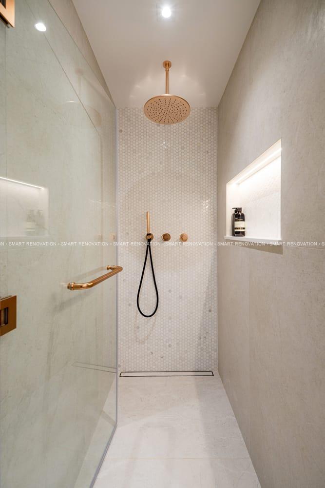 Smart Renovation Design & Fit-Out Company in Dubai presents beautiful Aqua Vista Townhouse bathroom renovation.