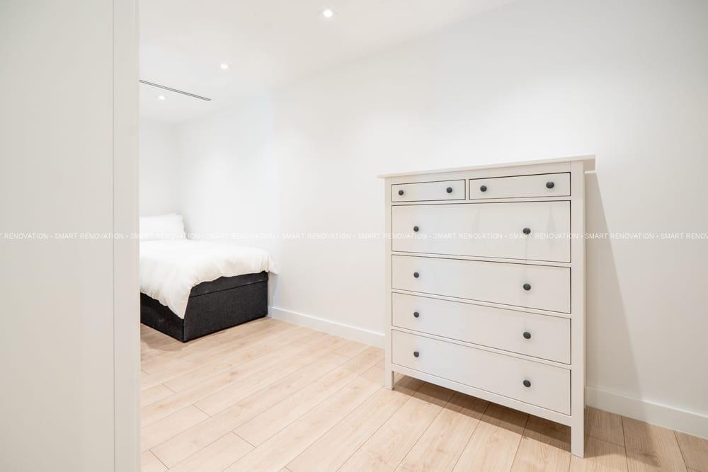 Smart Renovation Design & Fit-Out Company in Dubai presents beautiful Aqua Vista Townhouse bedroom renovation.