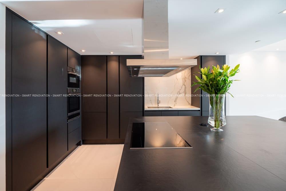 Smart Renovation Design & Fit-Out Company in Dubai presents beautiful Aqua Vista Townhouse kitchen renovation.