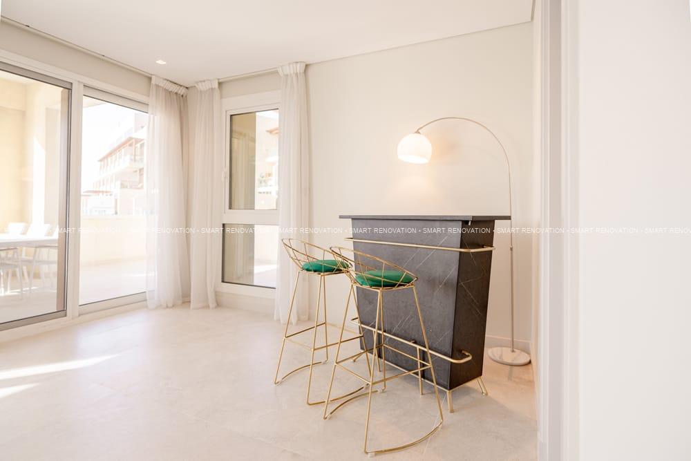 Smart Renovation Design & Fit-Out Company in Dubai presents beautiful Tiffany Blue Apartment renovation.