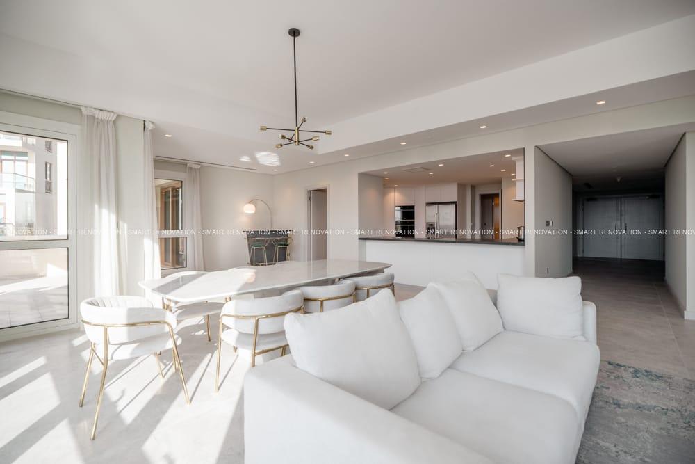 Smart Renovation Design & Fit-Out Company in Dubai presents beautiful Tiffany Blue Apartment renovation.